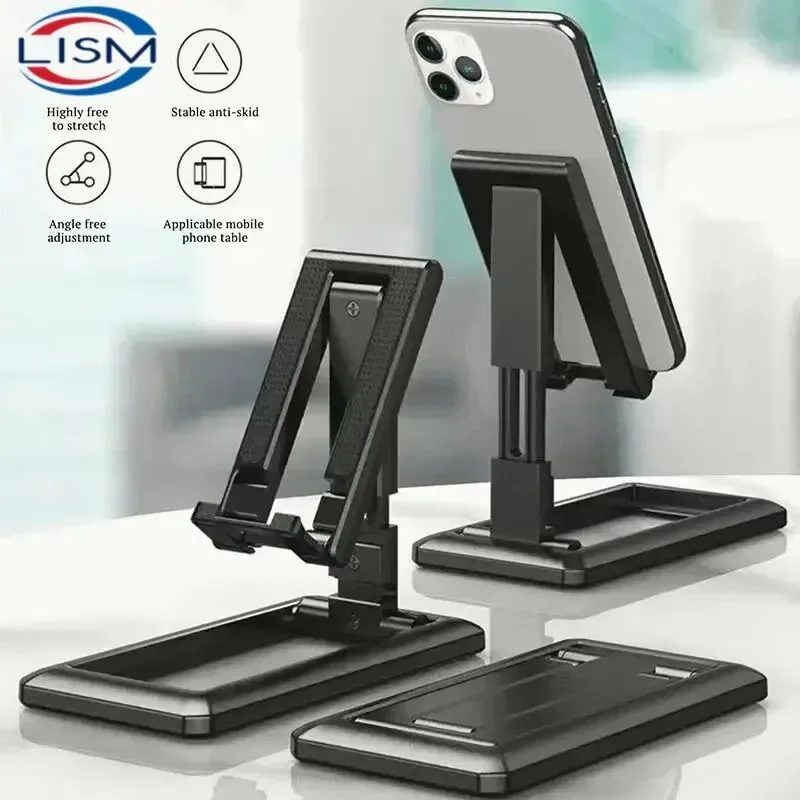 Faltbarer Tablet-Handy-Desktop-Telefonständer für iPad, iPhone, Samsung, Schreibtischhalter, verstellbare Schreibtischhalterung, Smartphone-Ständer