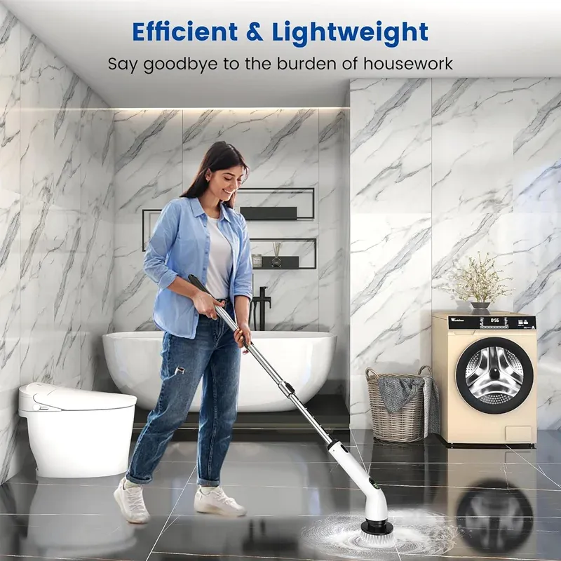 Haushalt Cordless Mehrzweck Spin Wäscher Küche Gadgets Haar Pinsel Bad Besen Wc Mops Elektrische Reinigung Pinsel