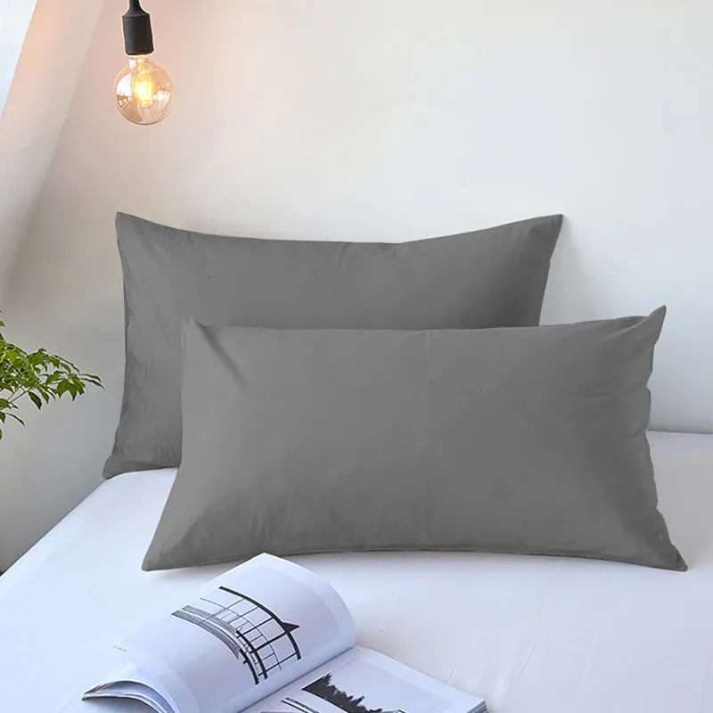 2 Stück gebürsteter Kissenbezug, weicher, atmungsaktiver Kissenbezug, hochwertige Kissenbezüge für Schlafzimmer, Sofa, Heimdekoration, ohne Kissen