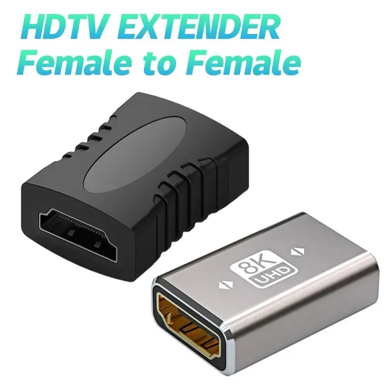 1-6PCS 4K HDTV Extender Buchse Auf Buchse Konverter HD 1080 Verlängerung Kabel Adapter Für Monitor display Laptop