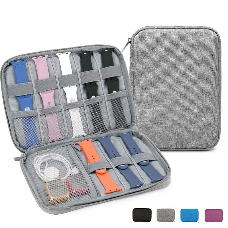 Armband tasche für apple watch armband box case reise smart watch armband aufbewahrung tasche box uhren organizer band halter