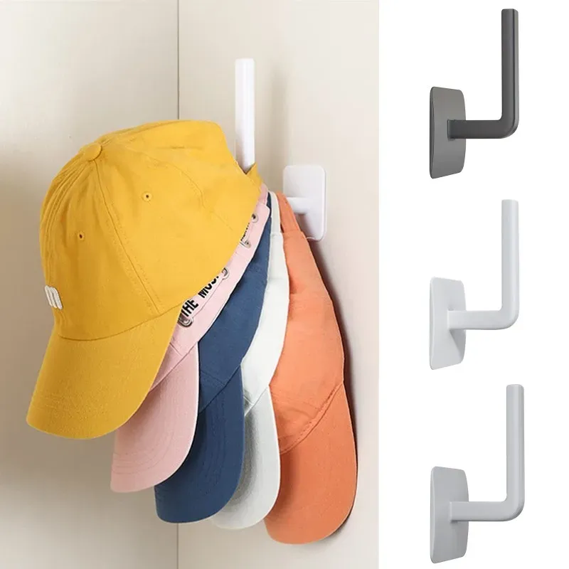 Hutablage für Baseball mützen selbst klebende Hut haken für Wand kappen aufhänger Aufbewahrung kappe Organizer kein Bohr hut halter für Tür schrank