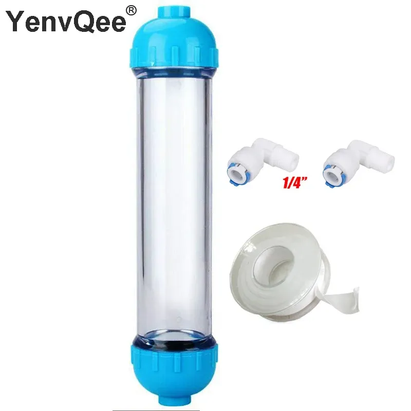 1PCS T33 WASSER FILTER Patrone Gehäuse DIY T33 Shell Filter Flasche 2 stücke Armaturen Wasserfilter Für Umkehrosmose system