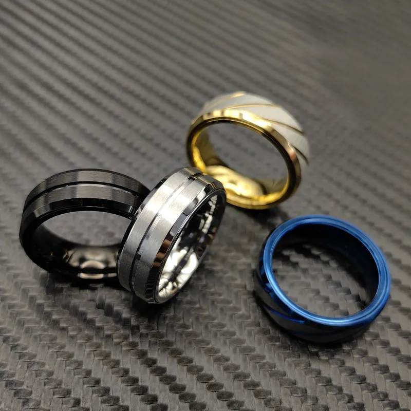 EDC Fidget Sliders Modeaccessoire Ratschenring Stressabbau für Erwachsene Metall ADHS Lässige Fidget Ringe Haptische Münze