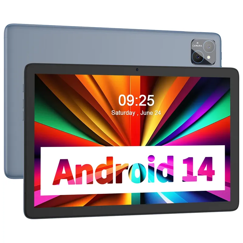 PRITOM TAB11 Android 14 Tablet, 10 Zoll, Octa-Core, 5G WiFi6, 128 GB, 8000 mAh, HD IPS-Display, Dual-Kamera, Bluetooth, FM, TYP C