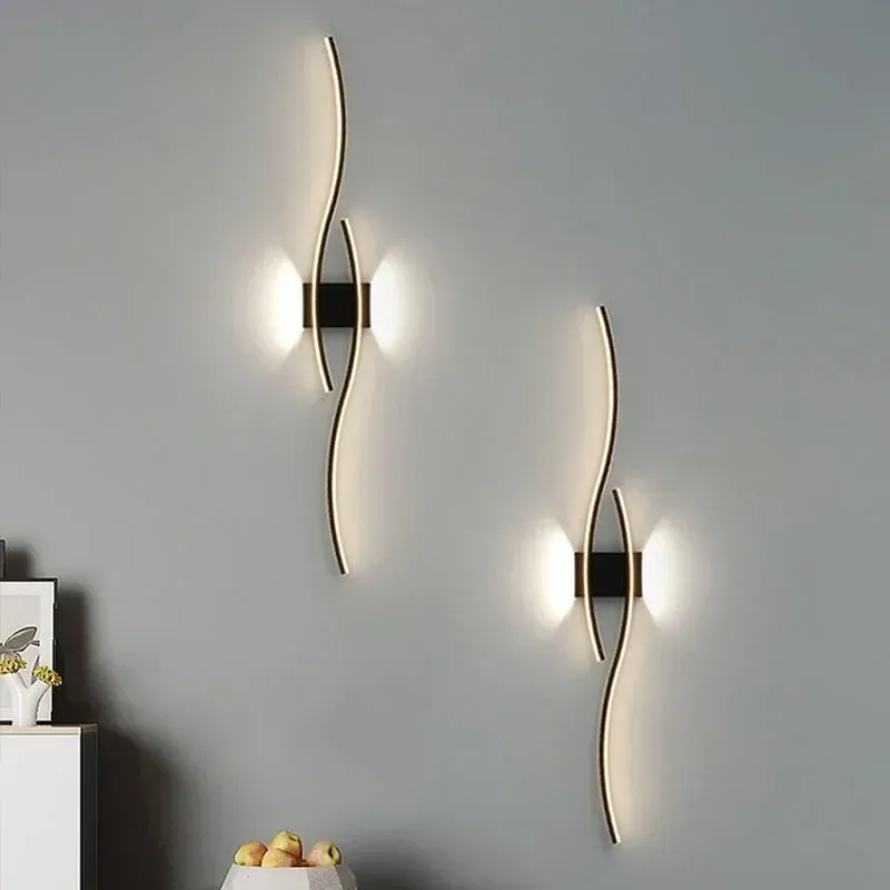Wandleuchte LED Langer Streifen 60/80 Wandleuchte Home Decora Wohnzimmer Hintergrund Restaurant Schlafzimmer Moderne Beleuchtungskörper