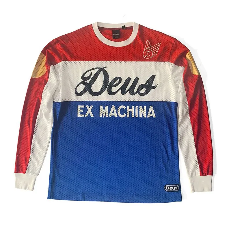 Motorrad Motocross Jersey Radfahren Shirt Downhill MTB Moto Jersey Maillot Ciclismo DEUS EX MACHINA T-Shirt Langarm Radfahren