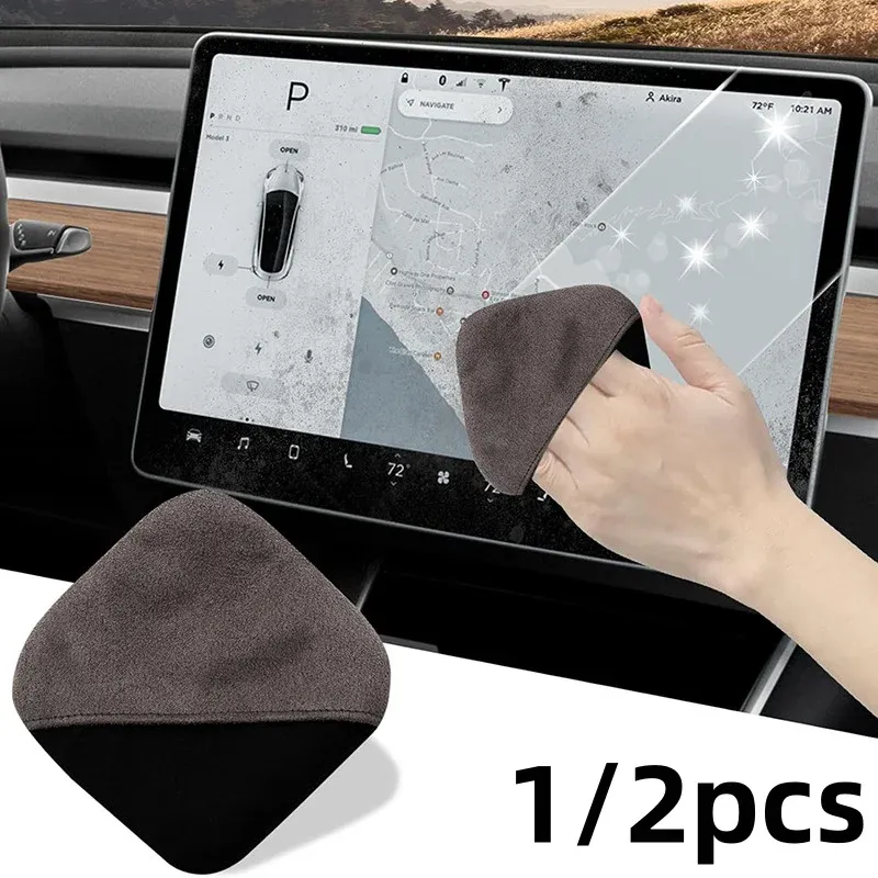 Computer Monitor Tuch Mikrofaser Bildschirm Reiniger Tuch für Telefon Tablet Computer Auto Tragbare Runde Quadrat für Multi-media