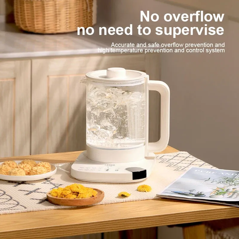 NEUE 1,8 L Wasserkocher Teekanne Gesundheit Bewahren Topf Kochen Wasser Topf Wasserkocher Eintopf Tasse Multifunktionale Teekanne Home Office 220V
