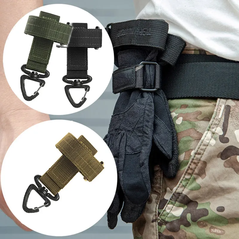 1/3/6 Pcs Neue Multi-zweck Nylon Handschuhe Schnalle Taktische Handschuh Haken Sicherheit Clip Outdoor Wandern Klettern Seil lagerung Zubehör
