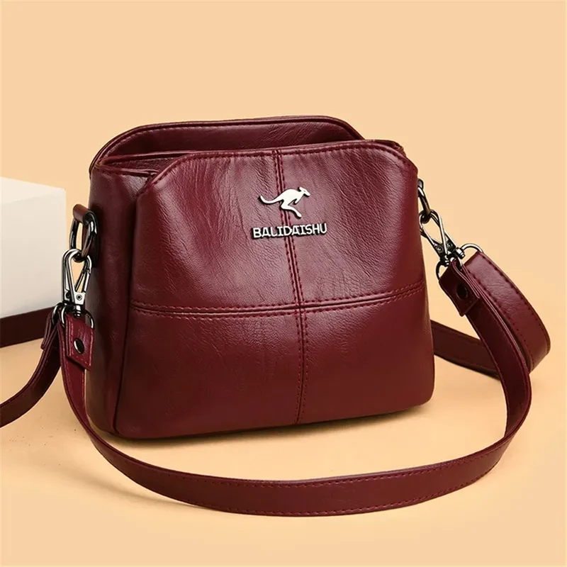 Damen-Stickerei-Einkaufstasche, hochwertiges Leder, Damen-Handtaschen, 2024, Damen-Umhängetasche, kleine Umhängetaschen für Frauen, Sac a Main