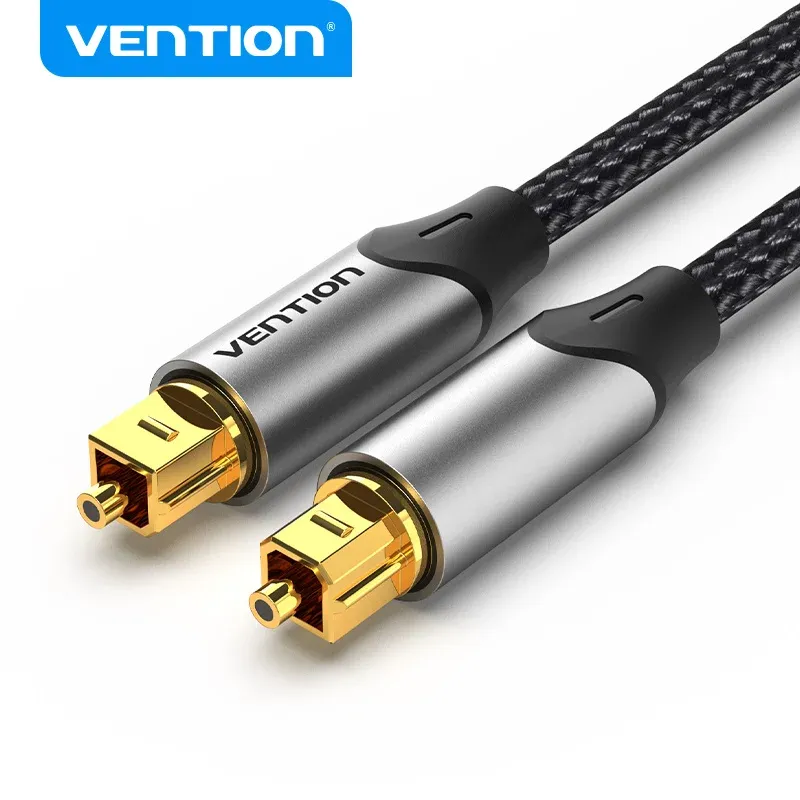 Vention Digitales optisches Audiokabel Toslink SPDIF Koaxialkabel 1 m 2 m für Verstärker Blu-ray Xbox 360 PS4 Soundbar-Glasfaserkabel