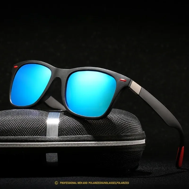 Koreanische bunte Sonnenbrille Männer fahren Quecksilberlinse Modebrille