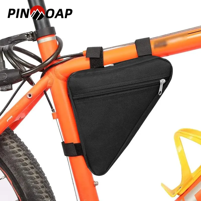 Mountainbike Dreieckige Tasche Fahrrad Front Rahmen Griff Handtasche Telefon Tasche Taschenlampe Tasche Rennrad Dreieckige Tasche Wasserdichte Tasche
