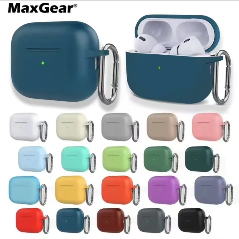 Für AirPods Pro 2 Fall Silikon Kopfhörer Abdeckung Für AirPods Pro 2 2nd Generation Fällen Kopfhörer Coque Schutzhülle Mit Haken