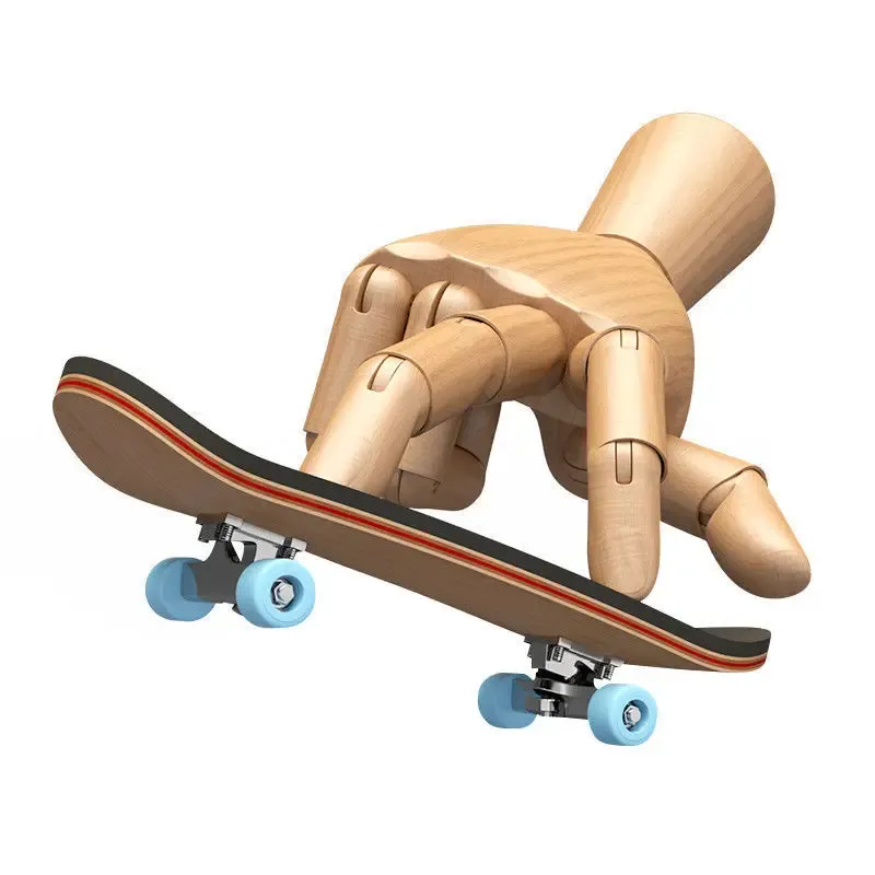 Puzzle Spielzeug Finger Skateboard Ahorn Holz Griffbrett Hobbys Neuheit Anti Stress Sensorischen Spielzeug Für Jungen Mini Lustige Nette Skate Geschenk