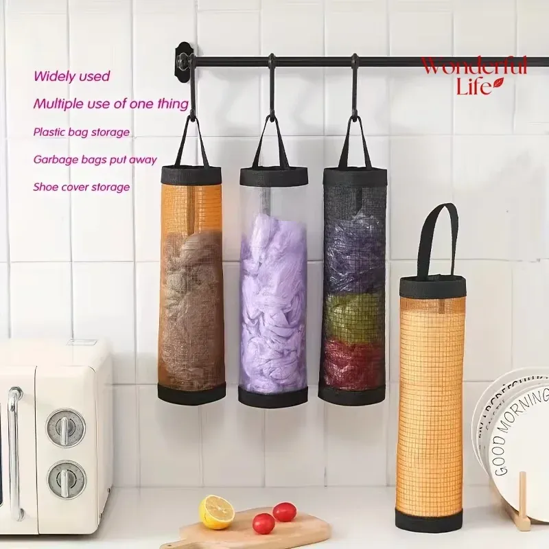 Müllsack Lagerung Küche Müll Organizer Kunststoff Tasche Halter Organisation Hängen Müll Sammlung Lagerung Tasche