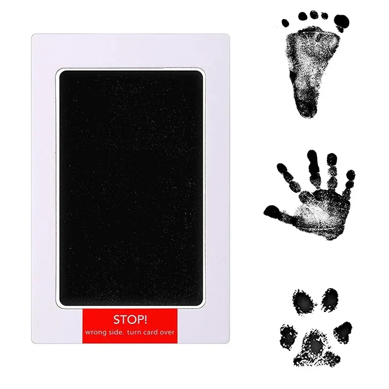 Tintenloses Katzen- und Hundepfotenabdruck-Set, sicher, ungiftig, Baby-Handabdruck, Fußabdruck, einfaches DIY-Souvenir für Neugeborene, Dusche, Haustier-Souvenir