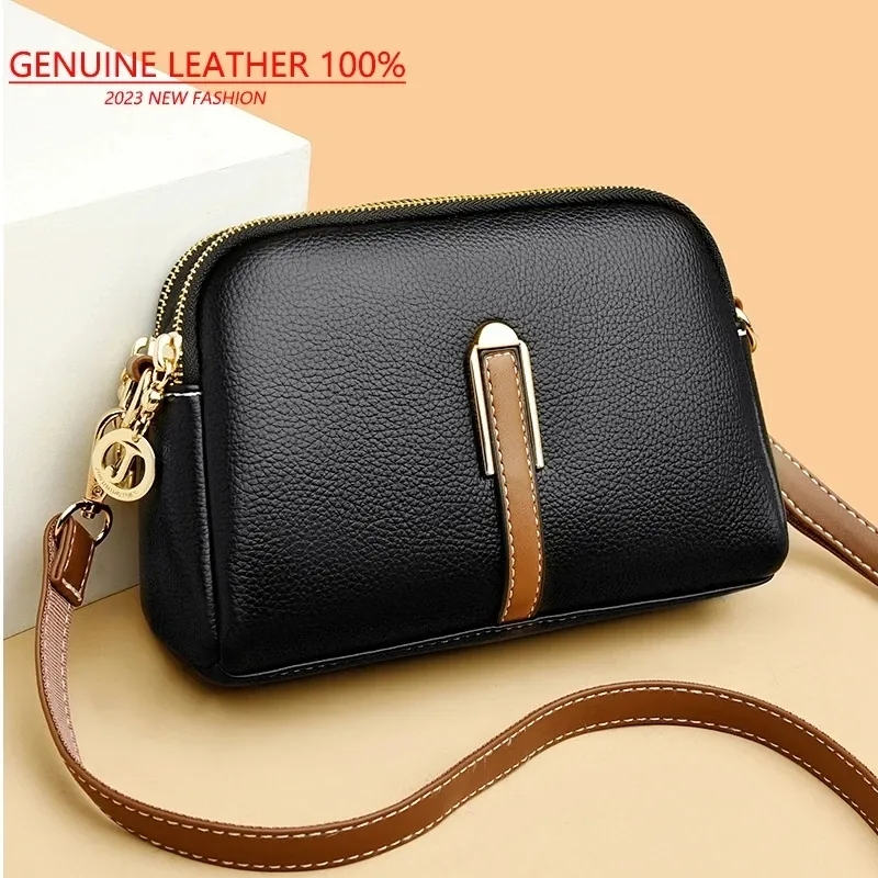 Frauen Handtasche Designer Rindsleder Flap Bag Luxus Damen Messenger Bags Umhängetaschen für Frauen