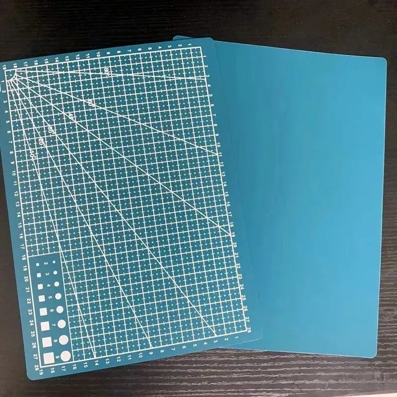 1 Stück A5 PVC-Schneidematte Schneidebrett Werkbank Patchwork Nähen Manuell DIY Messer Gravur Leder Einseitige Unterlage