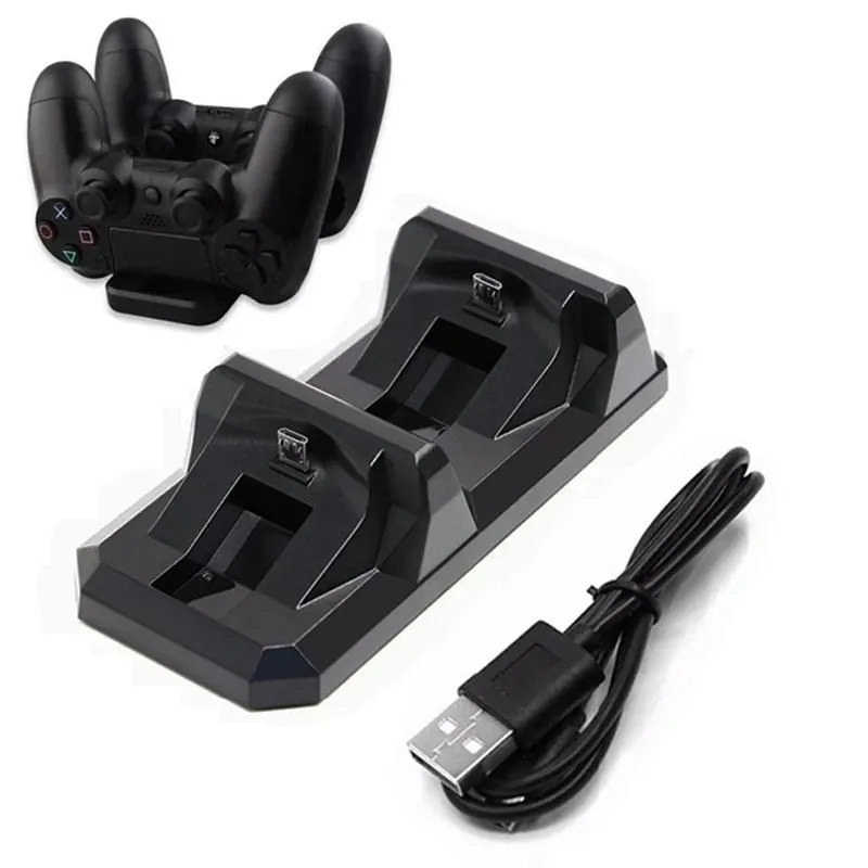 Dual Ladegerät Dock Für PS4 Controller Ladestation Halter Für Sony PlayStation 4, Wireless Gamepad Controle Gaming zubehör