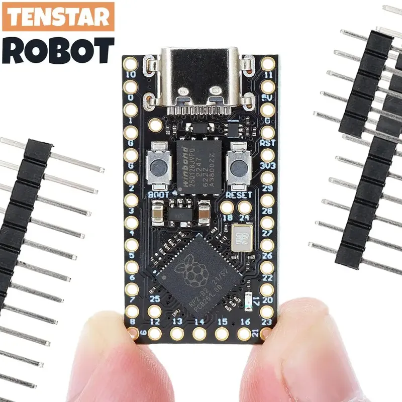 TENSTAR RP2040 Pro Micro Development Board 4 MB/16 MB Flash Dual-Core unterstützt Mciro Python kompatibel für Raspberry PI PICO