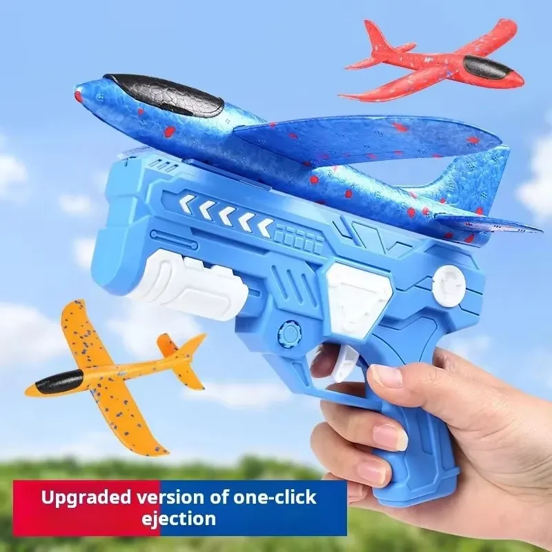Schaumstoff-Wurfflugzeug-Spielzeug für Kinder Eltern-Kind-Interaktion Outdoor-Schaumstoffflugzeug Park