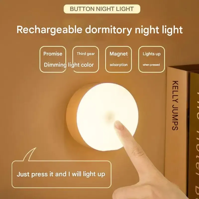 Neue Schlafsaal Nachtlicht Nachttischlampe Lernen Schreibtischlampe Augenschutz Lade energiesparende Taste magnetische Studentenlicht w