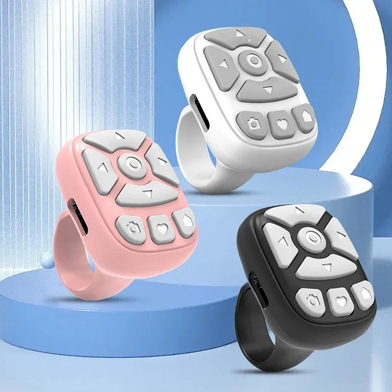 Bluetooth-Fernbedienung Scrolling Ring Finger für Tiktok Remote Handy Video Fernbedienung Selfie Stick Kamera Controller