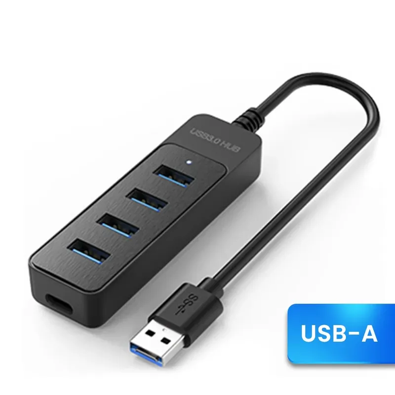USB 3.0 Netzteil 4-Port Multifunktions-USB-Hub USB 2.0 Typ-C Hub Multifunktionales Erweiterungszubehör