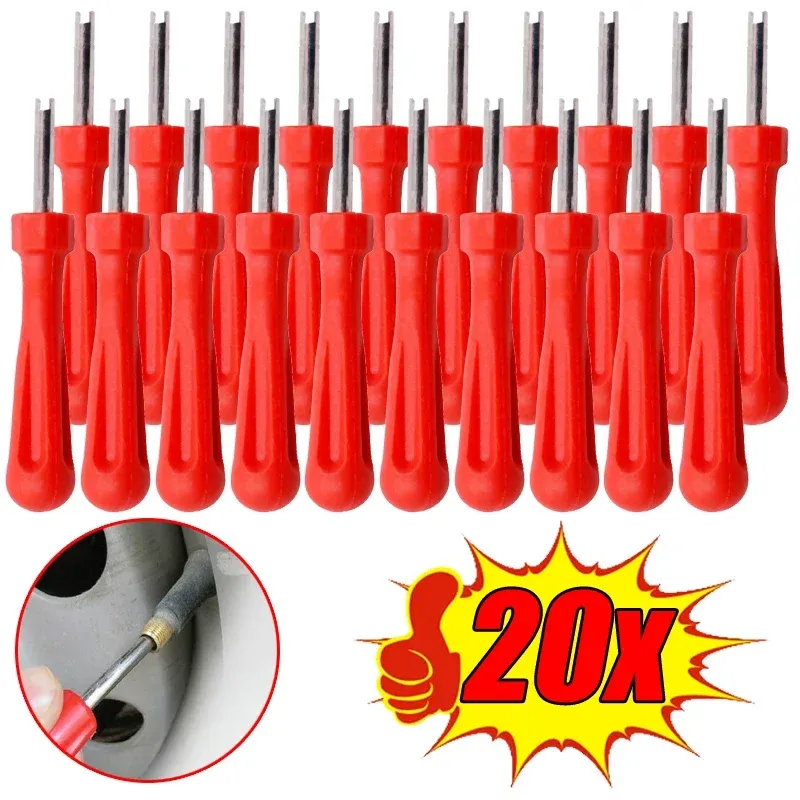 1/20Pcs Reifen Ventil Core Remover Werkzeuge für Auto Fahrrad Motorrad Lkw Reifen Ventile Vorbau Reparatur Werkzeuge Auto reifen Ventil Core Schraubendreher