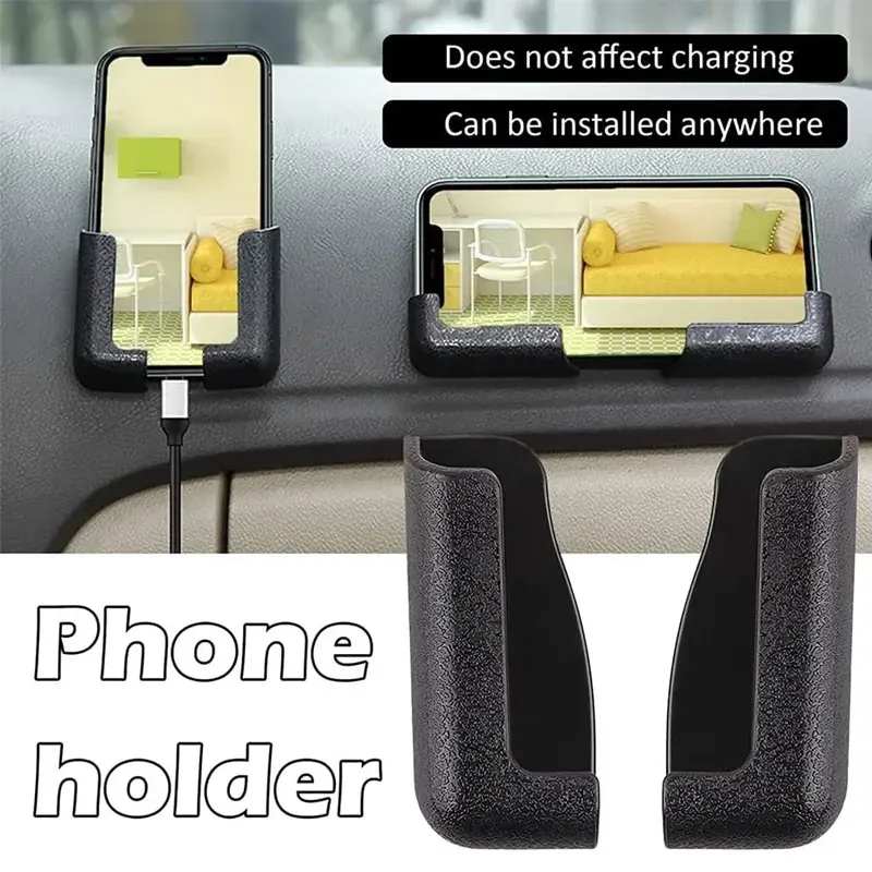 Auto Wand Halterung Telefon Halter Weiß Schlag Kostenloser Wand Handys Ladestation Lazy Sticky Fernbedienung Lagerung Box