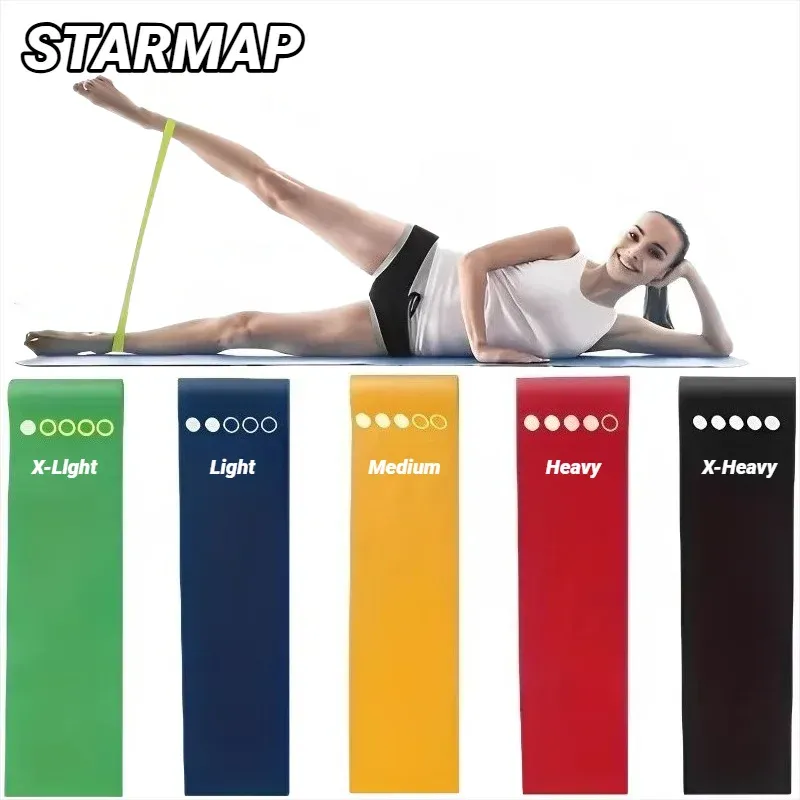 7Pcs Tpe Widerstand Bands Fitness Set Gummi Schleife Kraft Training Workout Expander Yoga Gym Ausrüstung Elastische Tragbare Pilates