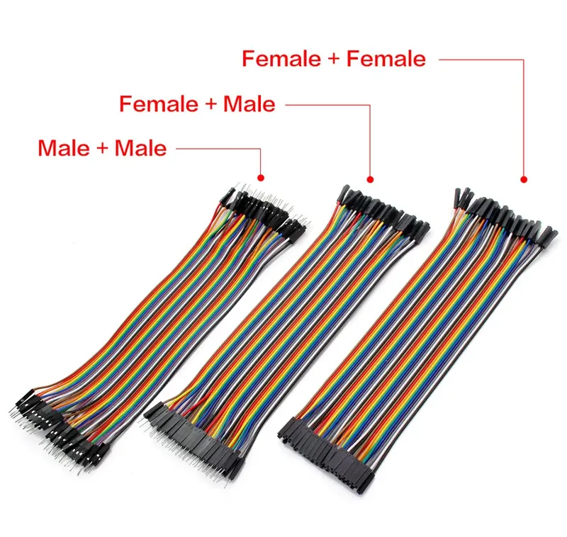 10CM 20CM 30CM Dupont Jumper Wire Cable Set Kit, Stecker auf Stecker, Stecker auf Buchse, Buchse auf Buchse für Arduino DIY Jumper Wire Kit
