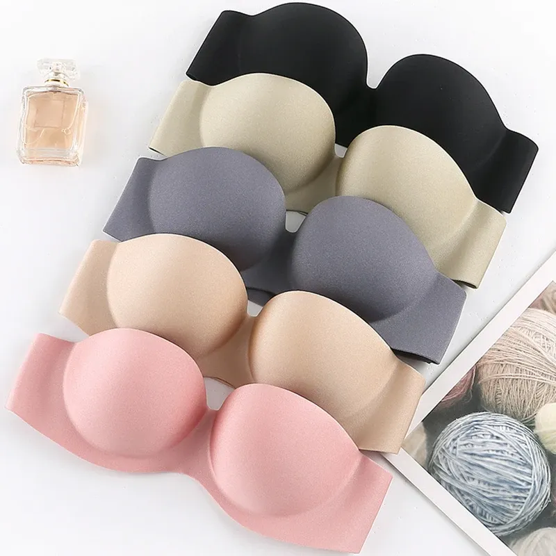 FINETOO Verschluss Vorne Sexy Push-Up Bh Frauen Unsichtbare Bhs Unterwäsche Dessous Für Weibliche Büstenhalter Liebsten Nahtlose Bralette