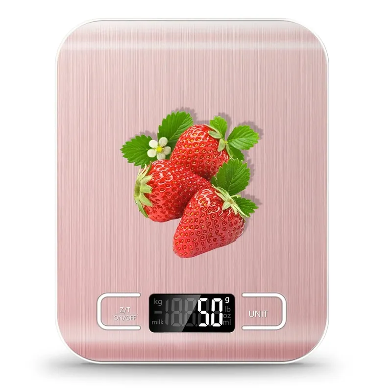 10 kg Küchenwaage, digitale Küchenwaage mit Tara-Funktion, elektronische Kaffeebrühwaage, LCD-Display aus Edelstahl