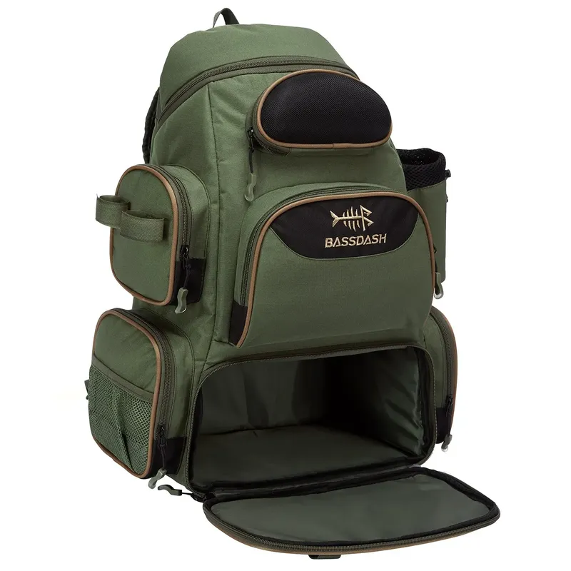Bassdash angeln tasche tackle rucksack leichte taktische tackle box multifunktional