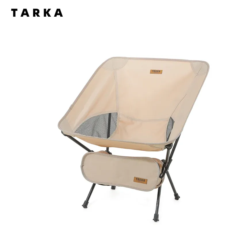 TARKA faltbares Campingstuhl-Set, leichter Klappstuhl, ultraleicht, für Rucksackreisen, Mondstühle für Garten, Picknick, Strand, Angeln