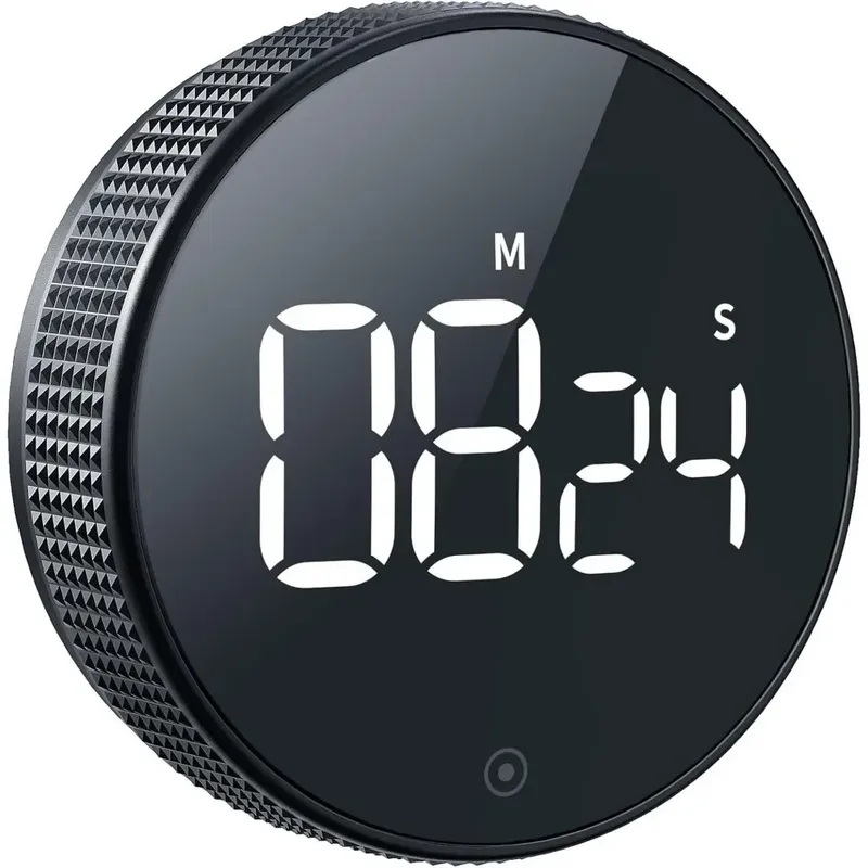 1/2 Stück digitale Küchentimer, visuelle Timer, großes LED-Display, magnetischer Countdown-Countup-Timer für Kochen im Klassenzimmer, Fitness