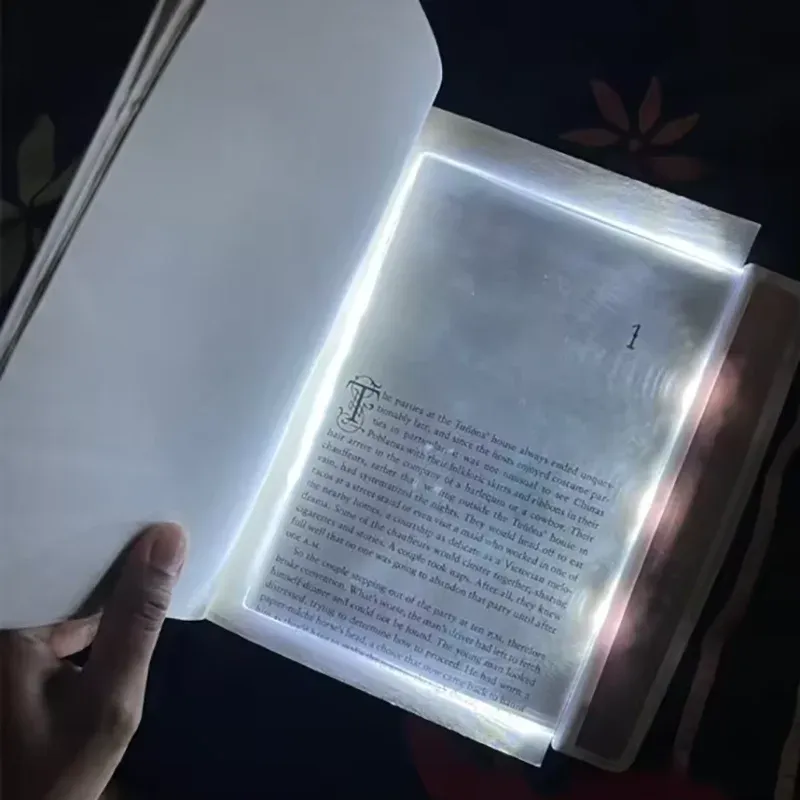 1 LED-Tablet-Nachtlicht zum Lesen, Augenschutz-Leselampe, Nachtlicht für Studenten, kreatives LED-Buch-Licht mit Augenschutz