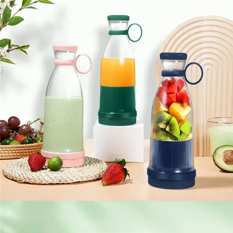 Elektrische Entsafter Tasse 6 Klingen Mixer Milchshake Maschine USB Tragbare Obst Milch Mischen Werkzeug Mini Frische Saft Mixer
