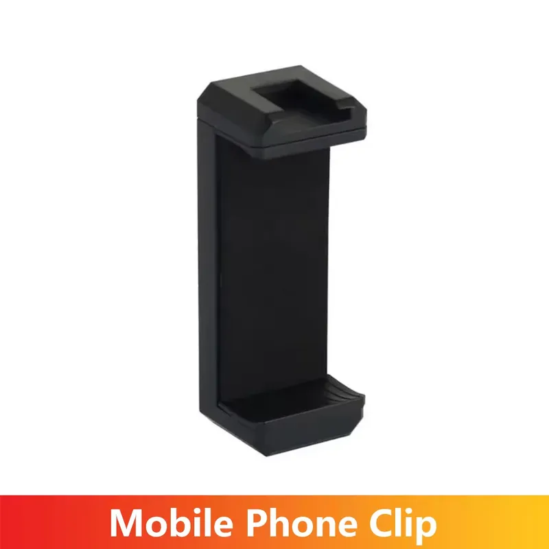 Handy-Clip-Stativhalter mit Kaltschuh und 1/4 Zoll Schraubenloch für iPhone Samsung Huawei Xiaomi Realme Smartphones Zubehör