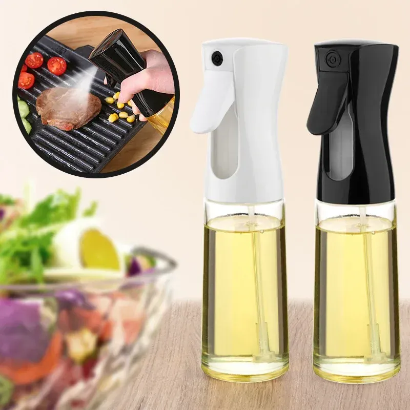 1pc 200ml/300ml Öl Spray Flasche Küche Kochen Olivenöl Spender Camping BBQ Backen Essig Sojasauce sprayer Container