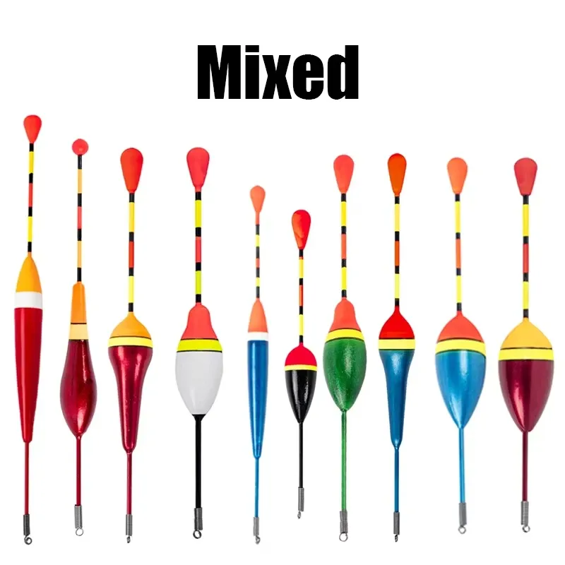 10 Teile/los Förderung Angeln Schwimmt Set Mix Größe Farbe Schaum Float Boje Bobber für Angeln Zubehör Angeln Getriebe Angelgerät