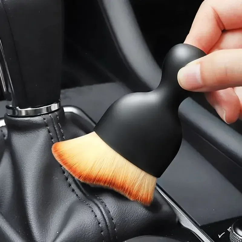 Auto Entlüftung reinigung weiche Bürste mit Gehäuse Auto Innen reinigungs werkzeug künstliche Auto Bürste Autos Spalt Staub abstauben Autos Details