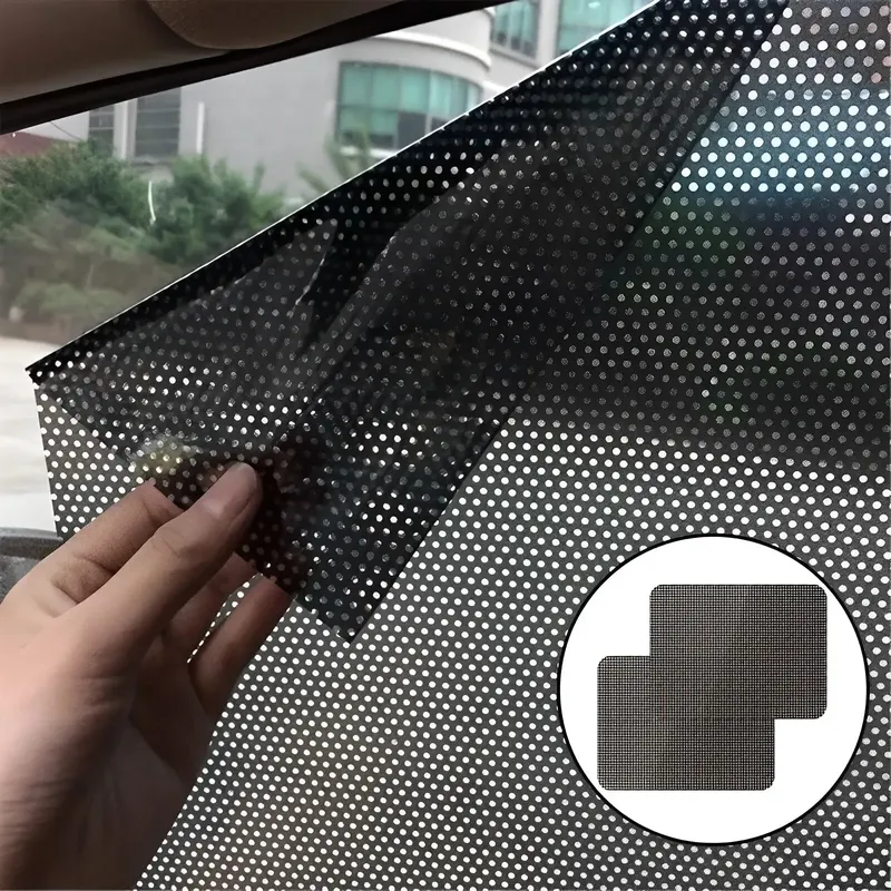 2 Stück langlebige Auto-Schiebedachfolie, hochwertige Sonnenschutzfolie, Aufkleber, Abdeckung, Anti-UV-PVC, elektrostatische Aufkleber