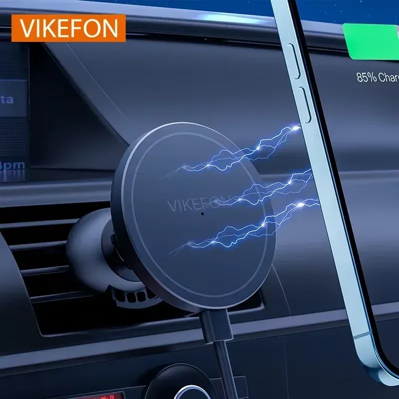 VIKEFON 30 W Magnetische Auto Drahtlose Ladegerät Für iPhone 12 13 14 15 pro max Air Vent Auto Telefon Halter stehen Schnelle Auto Aufladen