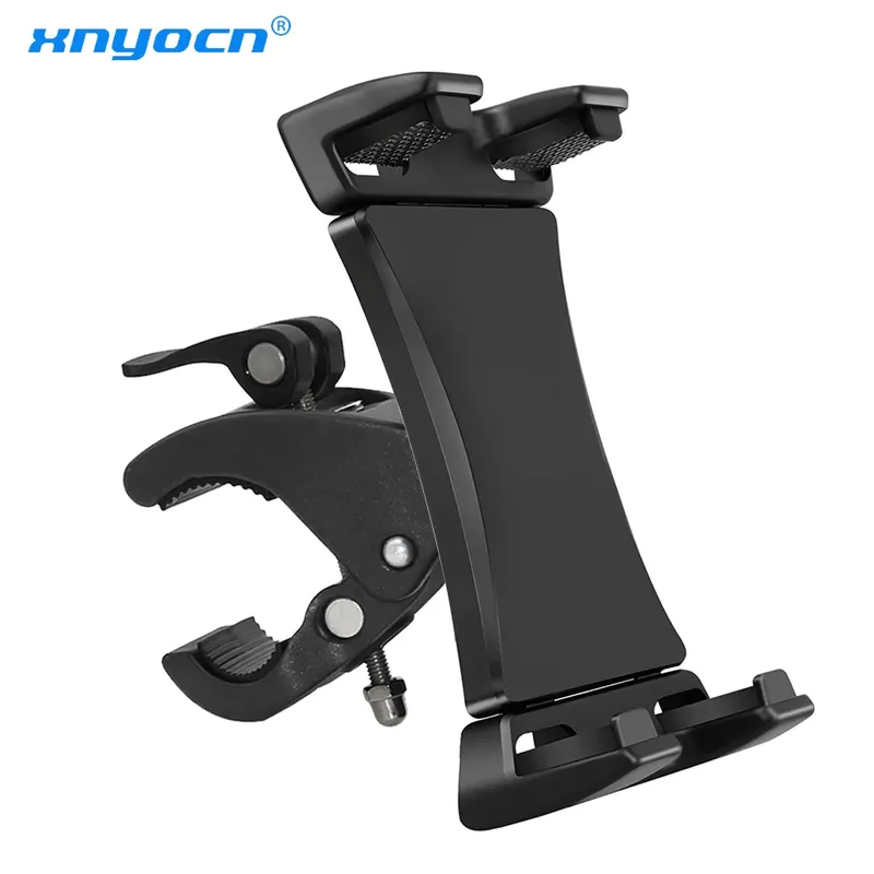 Halterung für Fitnessstudio, Laufband, Fahrrad-Lenker-Clip-Ständer, Sport, verstellbarer Tablet-Halter, universell, 4–13 Zoll, für iPad 9,7 10,5 2018