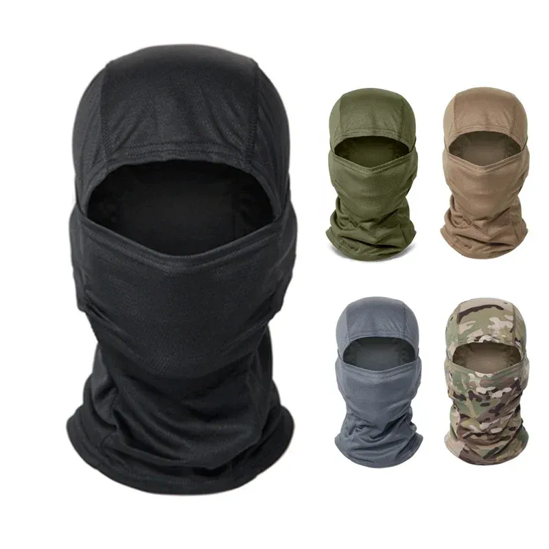 Camouflage Sturmhaube Kappe Outdoor Sonnenschutz Atmungsaktive Vollgesichtsmaske Fahrrad Motorrad Helm Innenkappe Männer Frauen Radfahren Maske