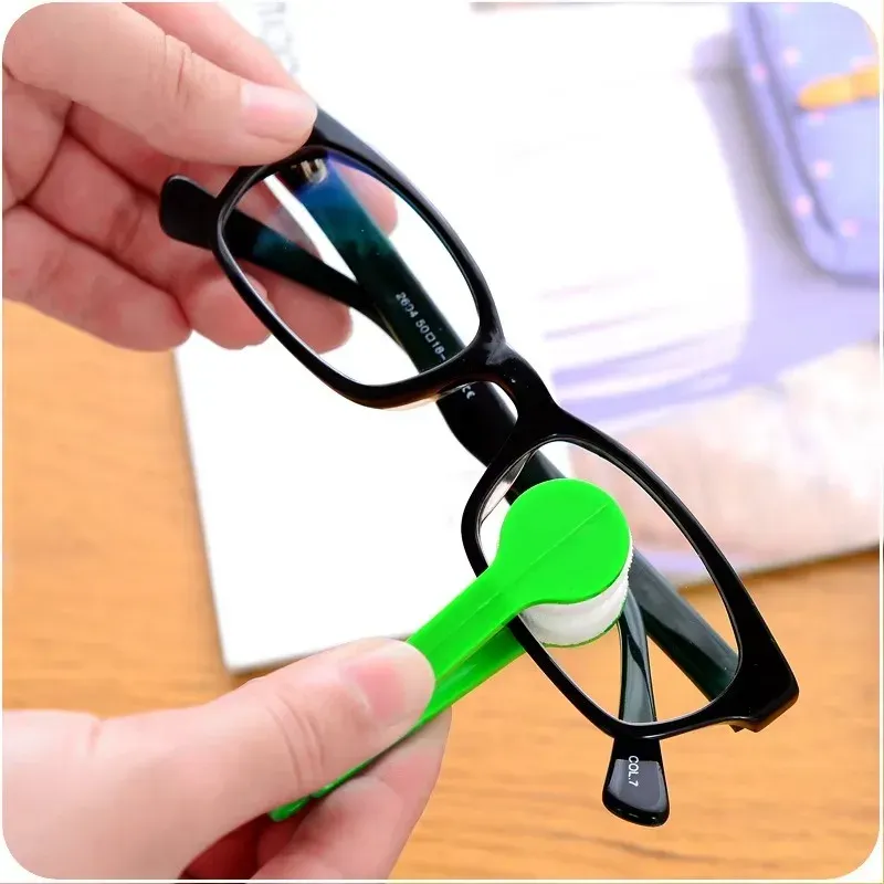 Gläser Reinigung Reiben Tragbare Multifunktionale Mini Brillen Reiniger Pinsel Sonnenbrillen Brillen Mikrofaser Wischen Werkzeuge